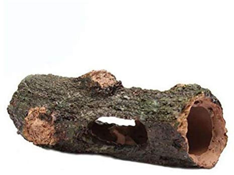 Zerodis Resin Aquarium Ornament Hollow Trunk Fish House Cave Tree Log Wood Landscape Fish Tank Decoration (Assorted Color)