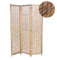 CREEDWOOD RAUMTEILER Viva | Holz, Schilfrohr, 170x120 cm | Natur Stellwand, Paravent, Stellwand, Deko Raumtrennwand, Faltwand, Ankleide Trenner, Trennschutz