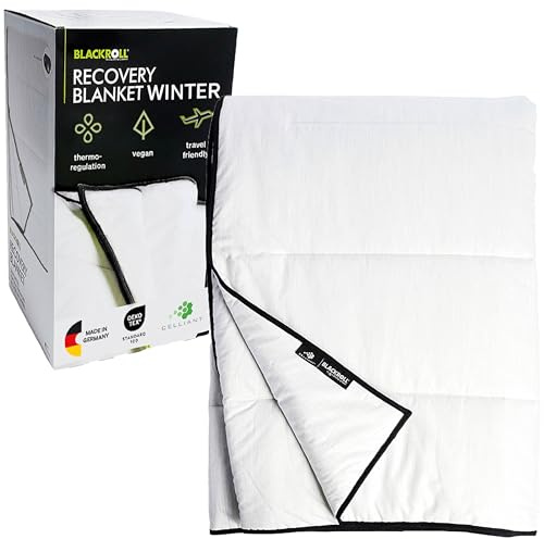 BLACKROLL® Recovery Blanket Winter - Atmungsaktive Winterdecke mit CELLIANT®-Regeneration, 155x220cm, Made in Germany, Vegan