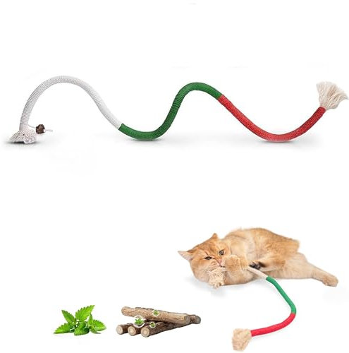 Kauspielzeug Katze,Katzenminze Sticks,Katzenbeißseil,Interaktives Katzenspielzeug,Minzbiss Für Katzen,Katzenspielzeug Beißseil,Katzenminze Spielzeug Für Katzen Zahnpflege Und Gegen Mundgeruch