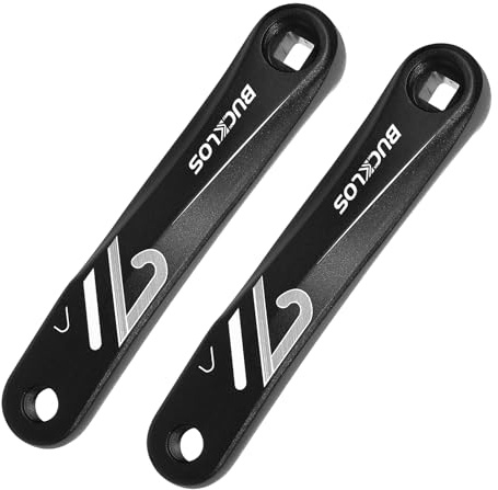 AEYINO Ebike Mountain Bike Square/Diamond Crank Arm -152MM/170MM MTB Aluminum Bicycle CrankSet for Electric Bike/Road Bike/Commuter Bike/Exercise Bike/Fat Bike