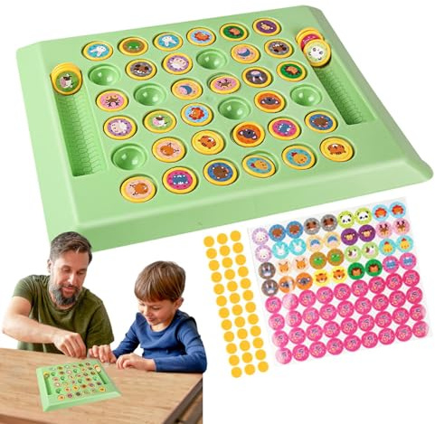 Gioco Di Memoria E Abbinamento,Giocattolo Sensoriale Tema Animali Frutta,Gioco Da Tavolo Di Abbinamento - Per Potenziamento Cognitivo Di Bambini Famiglia Scuola Materna Asilo Educazione Precoce