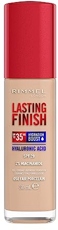 Rimmel London, Lasting Finish, Base de maquillaje, 050 - Fair Porcelain, 30ml