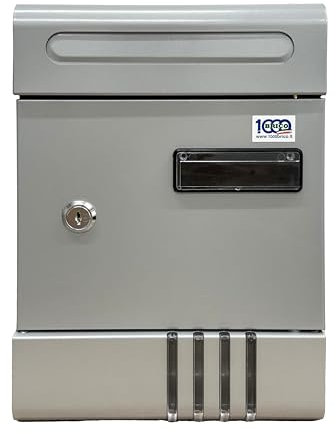 CASSETTA POSTALE SINGOLA CON ATTACCO A PARETE LUXURY COLORE SILVER