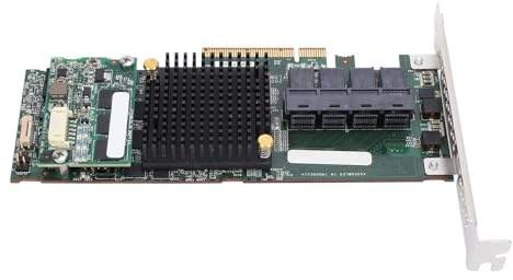 Controlador Raid SAS 8643 de 4 Puertos, Caché 1GB, PCIe X8 de Alto Rendimiento - Tarjeta Controladora para Sistemas de Almacenamiento Empresarial