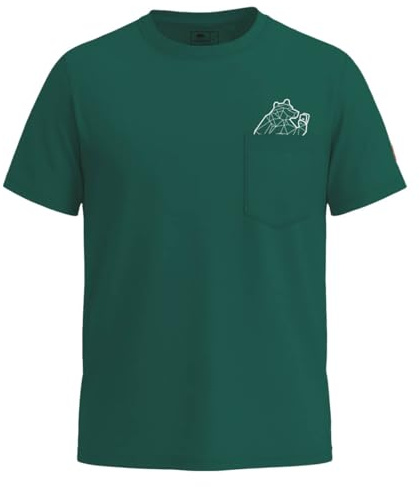 FORSBERG Pokason T-Shirt mit Brusttasche, Farbe:dunkelgrün, Größe:L