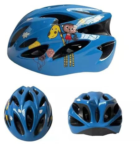 Verstellbarer Kinder Fahrradhelm, Multisport Helm für Kinder und Jugendliche, ideal für Fahrrad, Skateboard, Mountainbike und Inlineskates, Geeignet für einen Kopfumfang von 48–55 cm