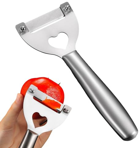 Éplucheur Légumes INOX, Éplucheur Tomate pour Pommes, Carottes - Accessoire Cuisine