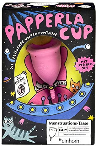 einhorn Papperlacup Coupe menstruelle – Silicone médical durable, fabriquée en Allemagne (petite)