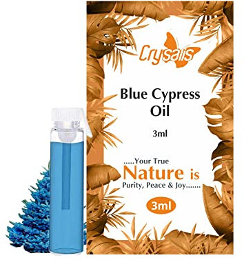 Crysalis Blue Cypress (Callitris Intratropica) Oil|100% Pure & Natural Undiluted Essential Oil Organic Standard for Skin & Hair Care|Therapeutic Grade Oil, Healthy Skin & Hair-3ML with Dropper