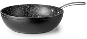 IBILI - Sarten Honda Quarzo 28 Cm, Aluminio, Antiadherente, Apto para induccion, PFAS FREE