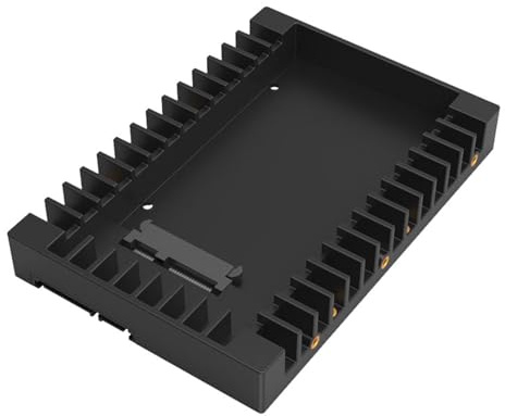 YAOGUI Adaptateur de disque dur 6 Gbit/s 2,5 à 3,5 - Support de montage pour disque dur - Installation facile pour extension de stockage de données de 7/9,5/12,5 mm