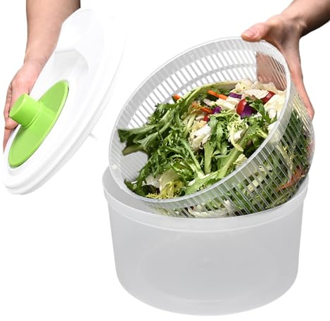 Quorvex Essoreuse à Saladier,Petite Essoreuse à Salade | Petite essoreuse à laitue | essoreuse à laitue, séchoir à salade pour le lavage, à salade multifonctionnelle pour la cuisine