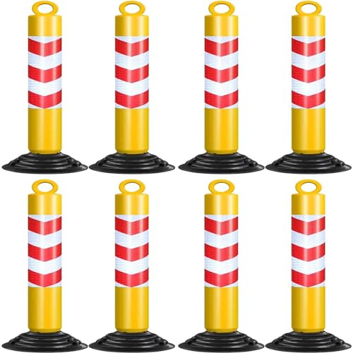 Cono stradale di sicurezza, cono stradale, pali di delimitazione del traffico rimovibili, palo di parcheggio flessibile in PU, barriera visiva per vialetti d'accesso per parchi/strade, cono