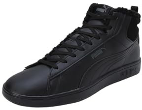 PUMA Herren Smash 3.0 Mid Wtr Sneaker, Puma Black Shadow Gray, 37 EU