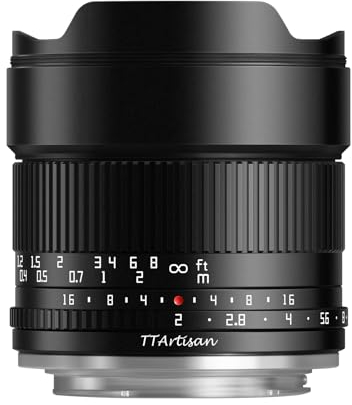 TTARTISAN 10mm F2.0 Objetivo de cámara Ultra Gran Angular para Montura Canon RF APS-C ASPH. Enfoque Manual