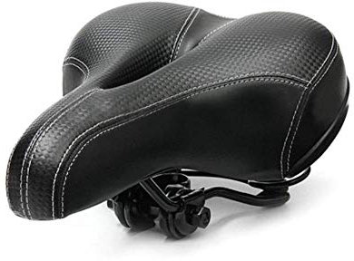 Cojín de asiento de bicicleta, bicicleta Ciclismo Big Bum Sillín Asiento CarreteBum Sillín Asiento Carretera MTB Bicicleta Ancho Suave Almohadilla Confort Cojín YSJ Funda de almohada de seda
