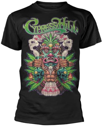 Cypress Hill – Tiki Time T-shirt för män/kvinnor unisex, svart, XXL