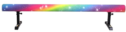 Barra De Equilibrio Para Niños, Barra De Equilibrio Para Casa, Barra De Equilibrio De Gimnasia De 180 Cm, Regulable En 5 Alturas, Para Entrenamiento En Casa, Al Aire Libre Y En Interiores