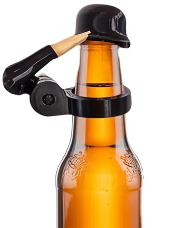 Soldat Salut - Botellas de cerveza, casco, saludo de soldado, casco de botella de cerveza, cierre de botellas de cerveza, para botellas de cerveza, para diámetro de 27-30 mm (#03)