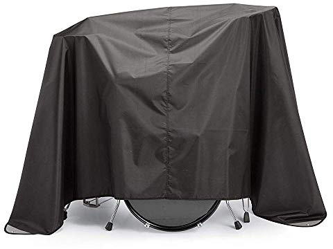 Drum Set Staubschutz für Drummer Ausrüstung, Wasserabweisende, dehnbare Oxford Abdeckung, Anti-UV Percussion Schutzhülle mit eingenähter beschwerter Ecke