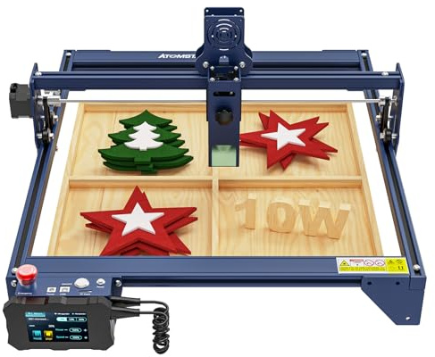 ATOMSTACK A10 PRO Lasergravurmaschine, 10 W, Laserschnitt, CNC-Laser-Schnitt, 50 W, Laserfokus 0,08 mm, große Fläche 410 x 400 mm
