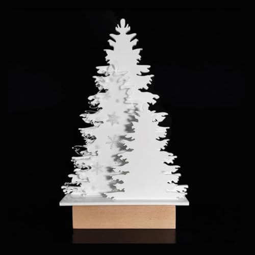 Adzif.biz Le sticker de decoration - Sapin de Noël Lumineux, décoration de Table Sapin de noël 3D LED
