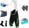 Rennradhose Herren Kurz mit Träger - Atmungsaktive Fahrrad Bib Shorts für Radsport & Rennrad - Leichte Radhose mit Polsterung, rutschfest & Kompressionssitz (TYP-7,6XL)