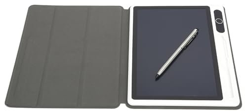 Digitales Notizbuch, Digitales Notizbuch mit Stift mit 9 -Zoll -Geschäftsbedarf Handmalwerkzeug Smart Notebook für Frauen Mann Elektronischer Notizblock LCD -Tablet (schwarz (mit Lederetui)) (Rot