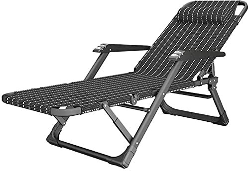 VGVSBG Tumbona Extra Ancha Negra Tumbona Relajante Jardín Balcón Interior Sala de Estar | Tumbona reclinable para Sauna Tumbona reclinable de jardín Tumbona