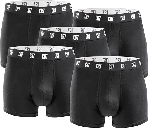 CR7 - 5er Pack Boxershorts Trunk Herren - by Cristiano Ronaldo - Black - Gr. XL