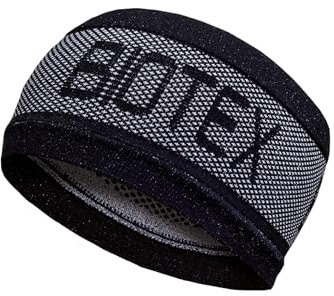 BIOTEX Fascia Smart Tergisudore Elastica e Traspirante, Sotto-casco Sottile e Leggero per ogni Sport, Intimo Tecnico Sportivo, Nero