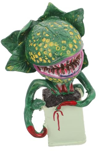 BESTonZON Figurine de Plante Carnivore Résine Décoration Dhalloween Ornement Durable pour Jardin Bureau et Scène Intérieure Extérieure