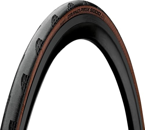 Continental Grand Prix 5000 Rennrad Faltreifen, Schwarz, 25-622 (700x25C)