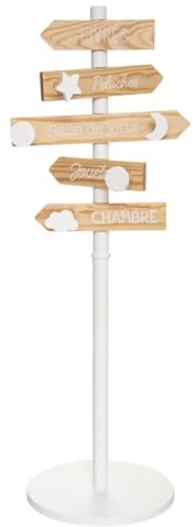 ATMOSPHERA CREATEUR D'INTERIEUR - Appendiabiti Bianco per Bambini h115cm