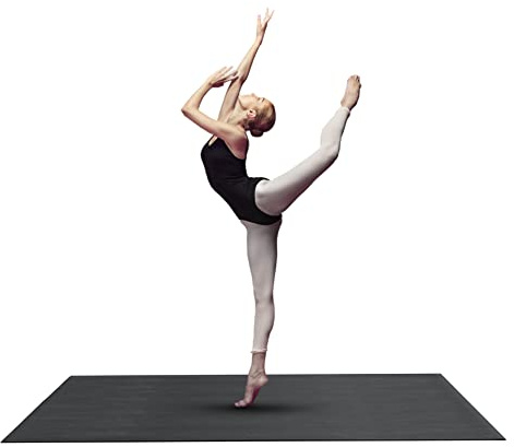 Marley Dance Floor for Home & Studio – Portable 6x3 ft Non-Slip Vinyl Mat for Ballet, Lyrical & Contemporary – 2mm Thick, Rollable – Includes Carry Strap & Leg Stretcher