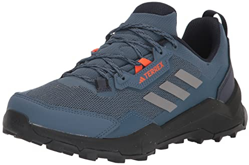 adidas Terrex Ax4 Gore-Tex Hiking Shoes, Zapatos de Senderismo Hombre, Wonder Steel Grey Impact Orange, 42 EU