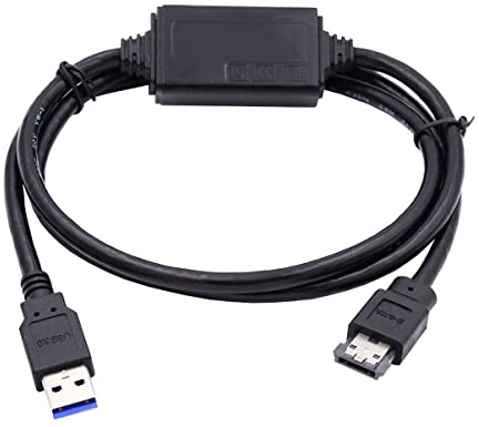 CY Kabel für USB 3.0 zu Power Over eSATA DC5V USB 2.0 auf HDD SSD ODD Disk eSATAp Konverter