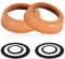 JINXIAN 2 Leather Cuffs Handle Pump Type 75 Piston Cuffs for Water Pumps Seals Handle Pump Spare Parts Pump Performance for Garden Pump Hand Pump (Brown)