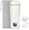 QianShouYan Bollitore da Viaggio 450ml con 6 Impostazioni di Temperatura, Bollitore da Viaggio 300W, Protezione da Surriscaldamento, Piccolo Bollitore Antigoccia, 100V~240V
