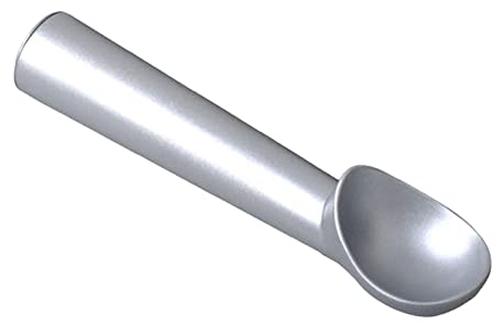 Glasstillbehör, glasskopa, skopa sked, nonstick anti-frys glassskoper, professionell glassked, perfekt och idealiskt köksverktyg i aluminium