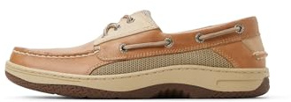 Sperry Men's Billfish 3-Eye Leather Boat Shoe, Light Brown, 11
