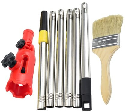 Extensión de pincel multiángulo con cabezal giratorio, herramienta para bordes de color, barras de extensión, soporte de fijación con pincel