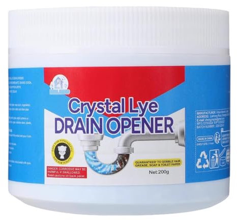 Polvere Dragata Per Scarico Lavello: Agente Di Sblocco 'alcalino Da, Rimozione Di Scarico, Polvere Di Rimozione Del Coperchio Di Scarico, Forniture Per La Pulizia Fre