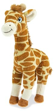 Teorema Giocattoli, Giraffa Peluche Morbida, Pupazzo Neonato Eco-Friendly, Animale della Savana di Peluche, Gioco Sicuro 0+ Mesi, Idea Regalo Nascita, 20x7x28