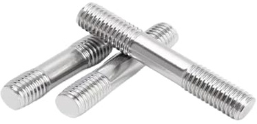 Tornillo prisionero roscado por ambos extremos, Pernos sin cabeza de varilla roscada doble extremo acero inoxidable 304, varios tamaños, paquete 5(40mm M3 5Pcs)