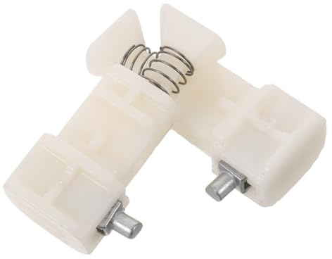SUPVOX 2 Pezzi Accessori per Valigia Clip di Bloccaggio in Pvc Bianco per Maniglia Telescopica, Facile Installazione e Sicurezza Migliorata per Bagagli da Viaggio