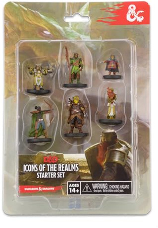 WizKids Dungeons and Dragons Icons of the Realms, Starter Set, DnD Miniatures