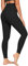 QUEENIEKE Damen Sport Leggings Hohe Taille Blickdicht Yoga Leggins Sporthose Bauch-Straffung Workout Gym Yogahose - 68 cm (Schwarz, 42-44)