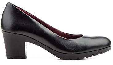 Talons Femme élégants et Confortables Escarpins en Cuir Faits à la Main en Espagne Gros Talon Stable ou compensé Modèles été/Hiver, Mariage ou soirée, du 35 au 41